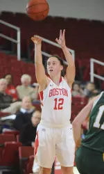 Sarah Hope went 4-of-5 from long range in the first half.