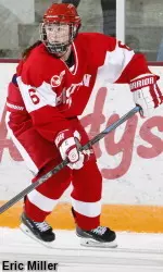 Senior Shannon Doyle blocked nine shots on Saturday to lead both teams.