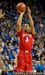 Sophomore Eric Fanning led all players with a career-high 27 points