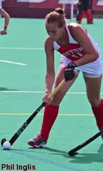 Junior Bea Baumberger Altirriba leads all Patriot League players in points (20) and assists (18).