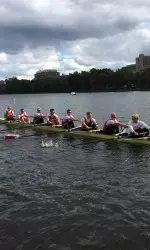 BU men's and women's rowing combined for nine top-10 results at HOCR on Saturday and Sunday