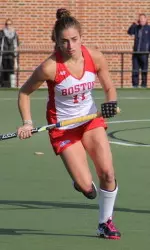Taylor Blood scored twice in last year's 4-0 win over Holy Cross