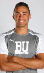 Freshman Adam Wright earned the assist that helped give BU the earlier 1-0 win over American.