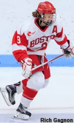 Senior Sarah Lefort set a new program record with her 82nd career goal on Saturday.