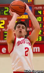 Senior John Papale drained five 3-pointers in all three games to earn his first career weekly award.