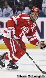 Matt Lane scored BU's lone goal in a 4-1 loss to Bentley two seasons ago.