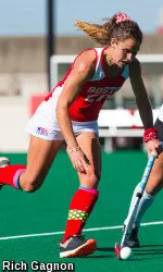 Senior Sofi Laurito scored all three Terrier goals on Friday, including the winner in double overtime.