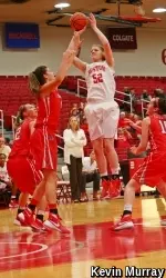 Kara Sheftic grabbed a career-high 10 rebounds
