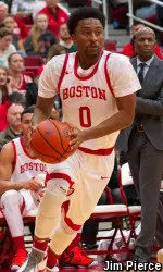 Sophomore Eric Johnson dished out a career-high 10 assists and added 11 points for his first-career double-double.