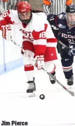 Senior Rebecca Russo notched the game-winning goal against UConn on Oct. 2.