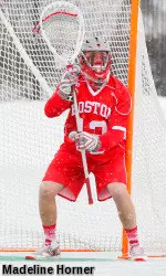 Junior Christian Carson-Banister led the Patriot League last year with a .557 save percentage.