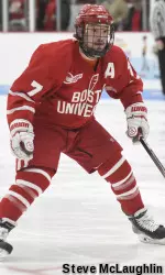 Senior Cason Hohmann tallied two goals on Friday night.