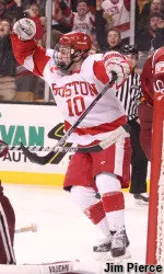 Danny O'Regan and the Terriers are headed to the Beanpot final.