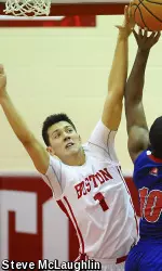 Making his first career start, freshman Nick Havener tied a season high with five rebounds.