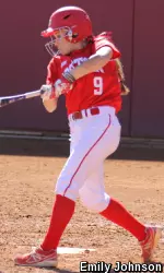 Freshman Jilee Schanda broke a 2-2 deadlock in the seventh with a two-out, two-RBI double