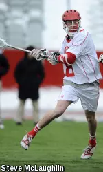 Sophomore Pat Myers scored a hat trick against Lafayette.