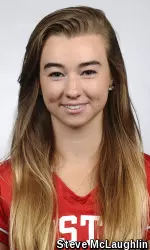 Freshman Avery Donahoe scored her first career goal on Saturday.