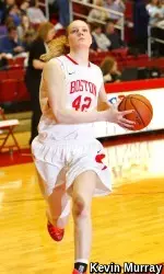 Kara Sheftic grabbed a career-high nine rebounds.