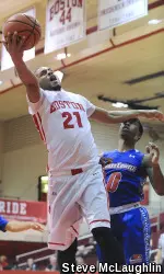 Sophomore Cedric Hankerson led BU with 14 points.