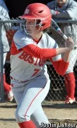 Freshman Emma Wong had an RBI and was one of three Terriers to collect a pair of hits.