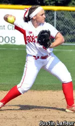 Senior Emily Felbaum went a perfect 2-of-2 with an RBI and run scored.