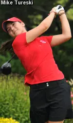 Sophomore Adela Cejnarova earned her first collegiate victory on Monday