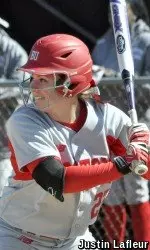 Freshman Kaitlin Sahlinger had a season-high two hits with an RBI and run scored.