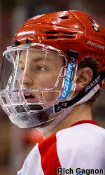 Eichel is attempting to become the third BU player to win the Hobey Baker Award.