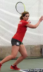 Sophomore Barbara Rodriguez won at both No. 1 doubles and No. 4 singles.