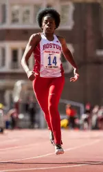 Senior Gemma Acheampong won the 100m dash with a time of 11.56 seconds.