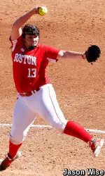 Sophomore Makinna Akers limited Bucknell to two earned runs in a combined nine innings of work.