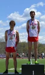 Rich Peters won the 1,500 meters and Matti Groll took 3rd at the PL Championships in Saturday
