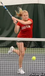 Junior Johanna Hyoty received BU's third Scholar-Athlete of the Year award in four years.