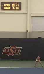 Sophomore Barbara Rodriguez was just one of four individuals to win a set against a national seed in the first round of the NCAAs.