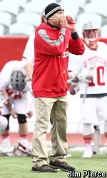 Head coach Ryan Polley guided the second-year men's lacrosse program to six wins in 2015.