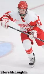 Victoria Bach was the 2015 Hockey East Rookie of the Year.