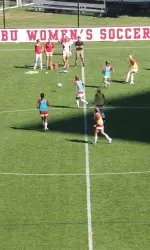 Nickerson Field's new GreenFields MX Trimension turf received FIFA 2 Star certification, the highest rating available.