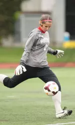 Senior goalkeeper Alyssa Parisi