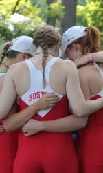 The Boston University Women's Rowing team is holding open tryouts. No previous rowing experience is required