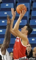 Nick Havener posted his second double-double of the week with 13 points and 11 rebounds.