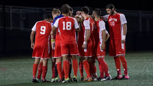 Men's Soccer Huddle