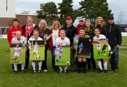 senior day group shot