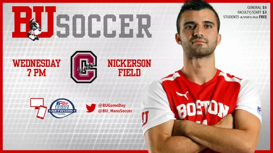 Colgate Men's Soccer Preview Graphic