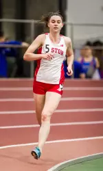 Senior Shelby Stableford will look to defend her 5000m title at the Patriot League Championships this weekend