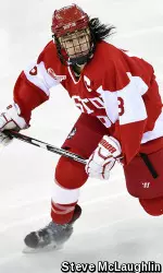 Senior captain Kayla Tutino will play in her final regular-season home game on Friday night.