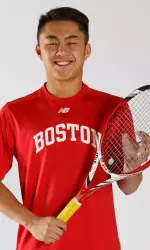 Freshman Jeff Chan won BU's lone point at No. 6 singles.