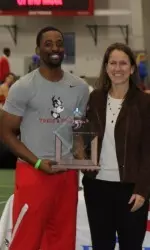 Cameron Williams was named Patriot League Male Track Athlete of the Year after the PL Championships on Sunday