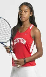 Senior Lauren Davis dropped just six games in her straight-set singles win