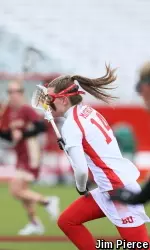 Kelly Mathews scored her first career goal against UMass