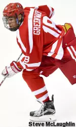 Freshman Jordan Greenway opened and closed the scoring in the win.